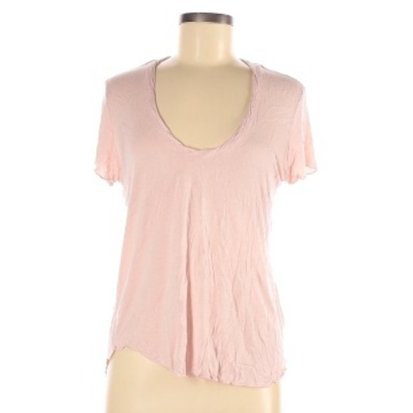 Project Social T Soft Pink Raw Hem Soft Tee Sz Sm - Picture 1 of 10